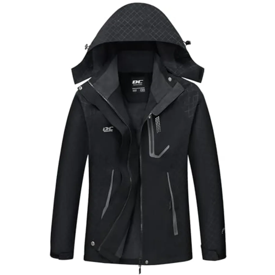 Women's Lightweight Waterproof Rain Jacket with Hood for Hiking, Travel and Rainy Days
Women's Lightweight Waterproof Rain Jacket with Hood for Hiking, Travel and Rainy Days