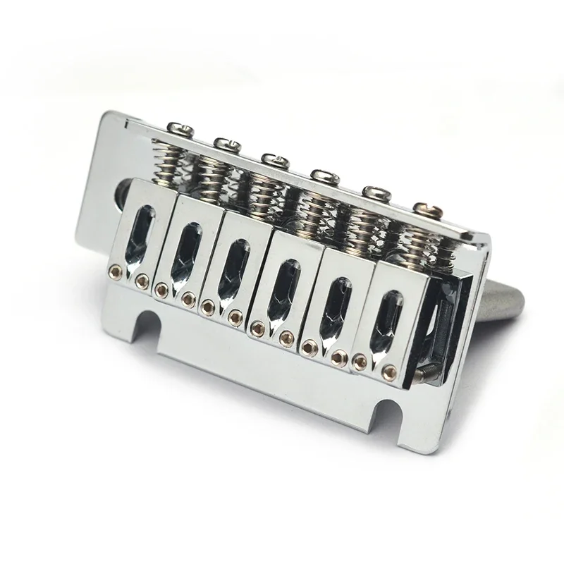 A Set Double Locking System Tremolo Bridge String Spacing 10.5mm for Electric Guitar Parts Silver
A Set Double Locking System Tremolo Bridge String Spacing 10.5mm for Electric Guitar Parts Silver