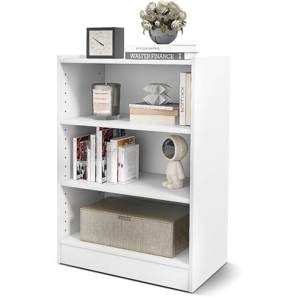 3-Tier Open Bookcase, Modern 3-Cube Bookshelf with 18-Position Adjustable Shelves & Anti-toppling Devices, Multipurpose Cub
3-Tier Open Bookcase, Modern 3-Cube Bookshelf with 18-Position Adjustable Shelves & Anti-toppling Devices, Multipurpose Cub