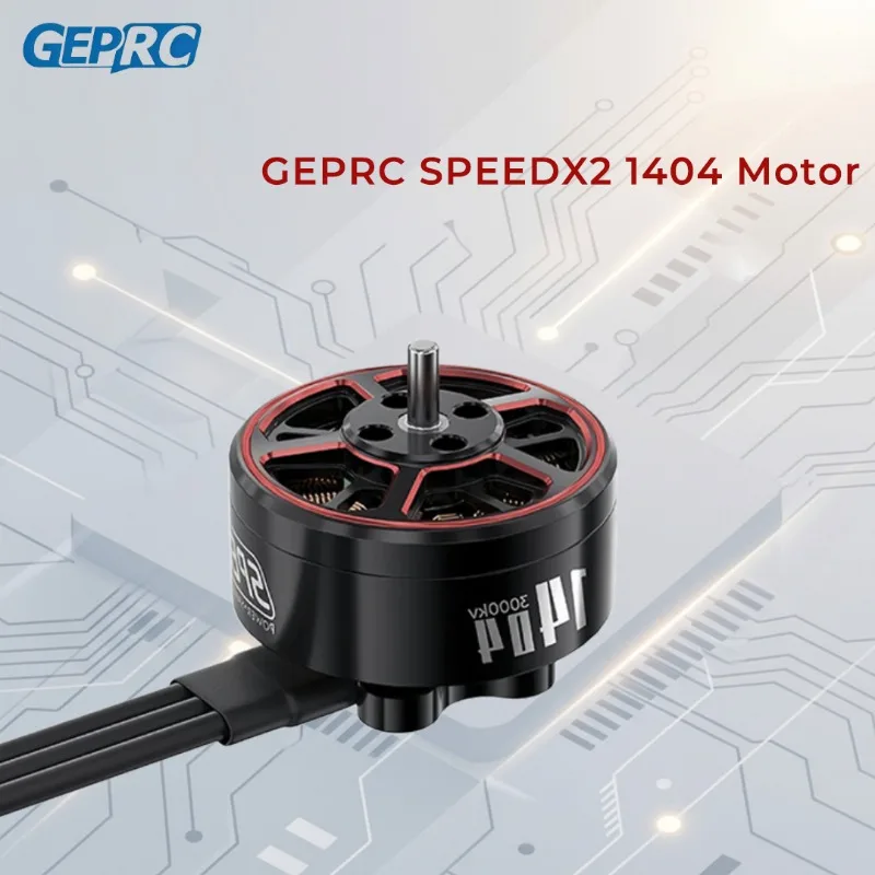 GEPRC SPEEDX2 1404 3850KV/3000KV/4600KV Motor for Cinelog30 V3/V2 Tern-LR40 FPV Drone Brushless Motor Accessories
GEPRC SPEEDX2 1404 3850KV/3000KV/4600KV Motor for Cinelog30 V3/V2 Tern-LR40 FPV Drone Brushless Motor Accessories