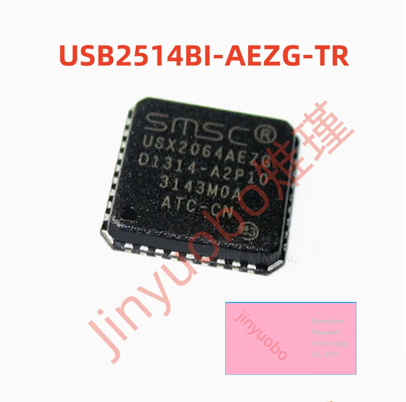 5-10 шт. новый микроъядерный USB-контроллер USB2514BI-AEZG-TR, поддержка I2C, USB 2.0, 36 контактов
5-10 шт. новый микроъядерный USB-контроллер USB2514BI-AEZG-TR, поддержка I2C, USB 2.0, 36 контактов