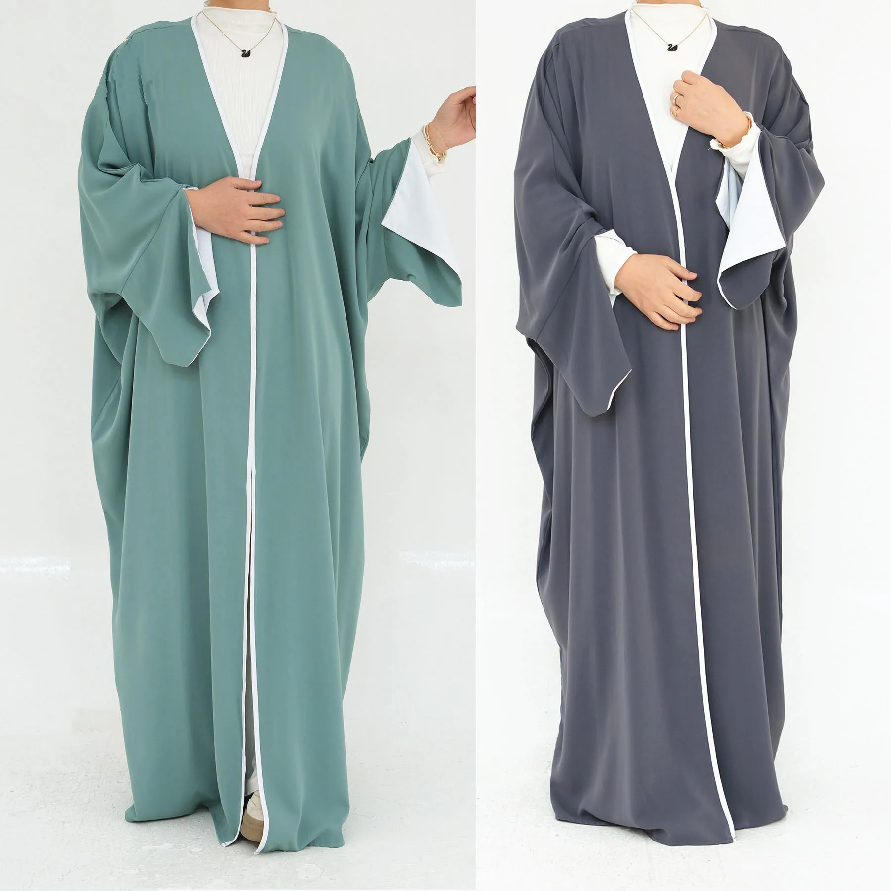 Eid Muslim Open Abaya for Women Kimono Cardigan Robe Ramadan Morocco Dubai Saudi Abayas Kaftan Kebaya Jalabiya Long Dress Gown
Eid Muslim Open Abaya for Women Kimono Cardigan Robe Ramadan Morocco Dubai Saudi Abayas Kaftan Kebaya Jalabiya Long Dress Gown