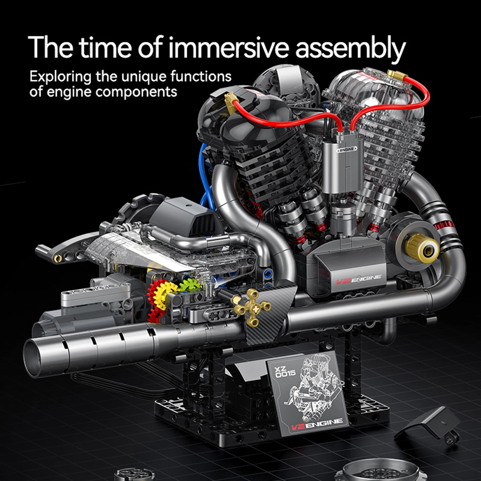 Классический мотоцикл V2 Модель двигателя Строительные блоки со светом + мотор-головоломка Собранные Коллекционные кирпичи MOC Игрушки Подарки для взрослых
Классический мотоцикл V2 Модель двигателя Строительные блоки со светом + мотор-головоломка Собранные Коллекционные кирпичи MOC Игрушки Подарки для взрослых