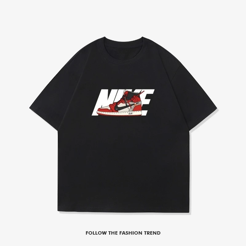 Футболка AJ1 North Carolina с короткими рукавами, мужская и женская хлопковая свободная баскетбольная спортивная футболка с короткими рукавами, летящие топы Slam Dunk
Футболка AJ1 North Carolina с короткими рукавами, мужская и женская хлопковая свободная баскетбольная спортивная футболка с короткими рукавами, летящие топы Slam Dunk