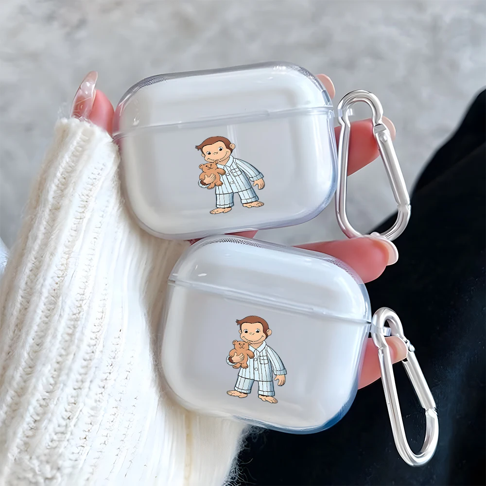 Funny Monkey Pattern Cute Clear Earphone Case for AirPods 4/3/2/1Earbuds Case For AirPods Pro 3/Pro 2/Pro TPU Protective Cover
Funny Monkey Pattern Cute Clear Earphone Case for AirPods 4/3/2/1Earbuds Case For AirPods Pro 3/Pro 2/Pro TPU Protective Cover