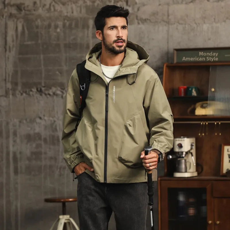 American Sle Hooded Jaet Men's Loose Outdoor Windproof Pilot Workwear Flng Jaet Trendy Autumn Season Polyester Fiber
American Sle Hooded Jaet Men's Loose Outdoor Windproof Pilot Workwear Flng Jaet Trendy Autumn Season Polyester Fiber