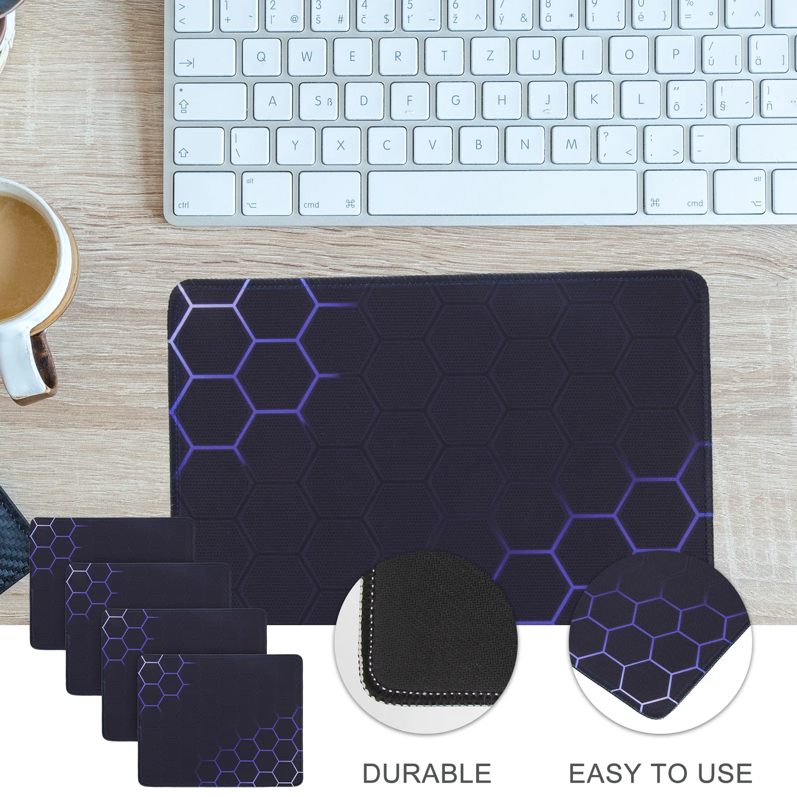 4 Pcs Mouse Pad 21x26x0.3cm Nonslip Gaming Square Anti Skid Computer Mat Desk Accessories Lightweight Portable
4 Pcs Mouse Pad 21x26x0.3cm Nonslip Gaming Square Anti Skid Computer Mat Desk Accessories Lightweight Portable