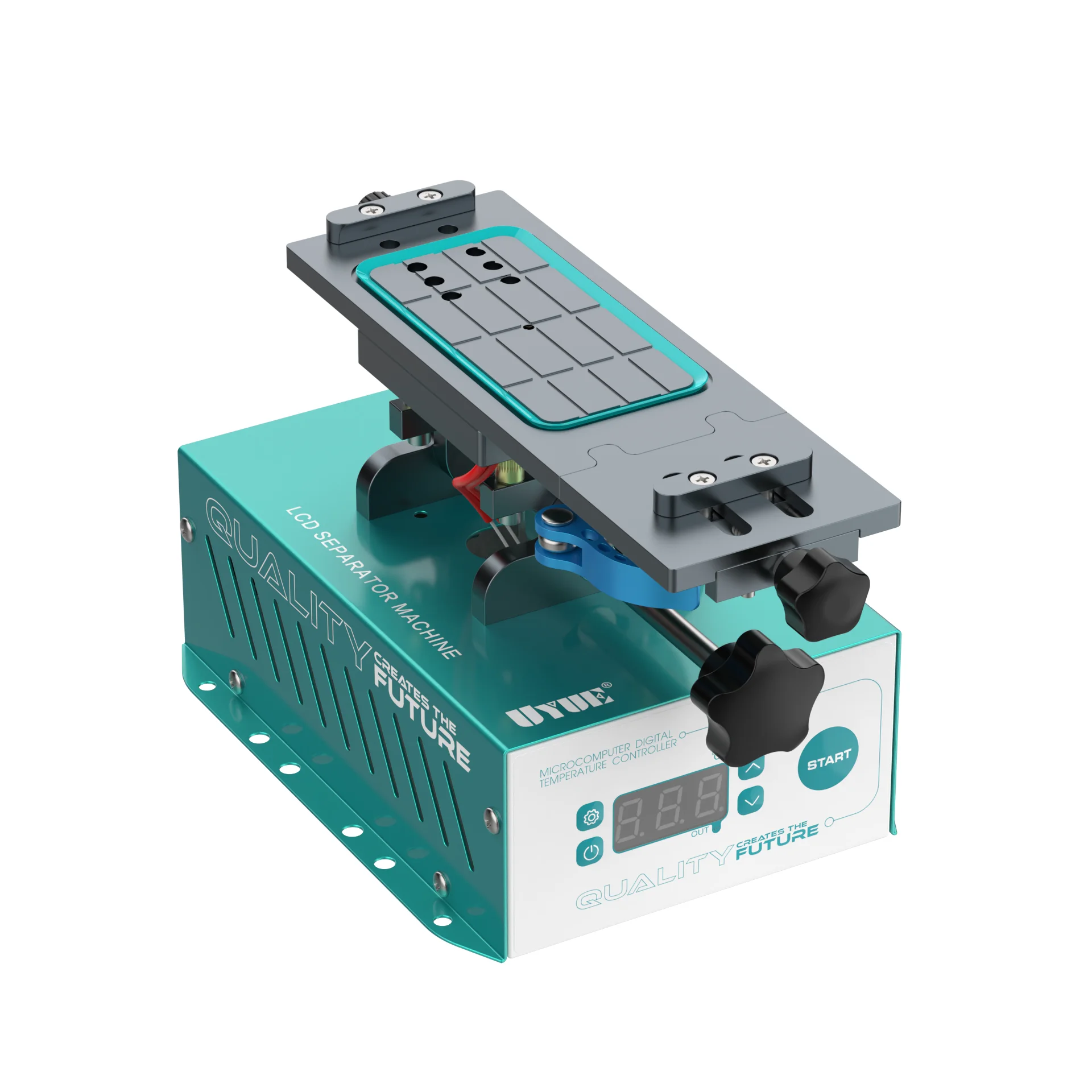 UYUE 958S-3 Pro Rotary Screen Separator, 110V-220V Switchable, Auto Detach for Cracked Screens
UYUE 958S-3 Pro Rotary Screen Separator, 110V-220V Switchable, Auto Detach for Cracked Screens