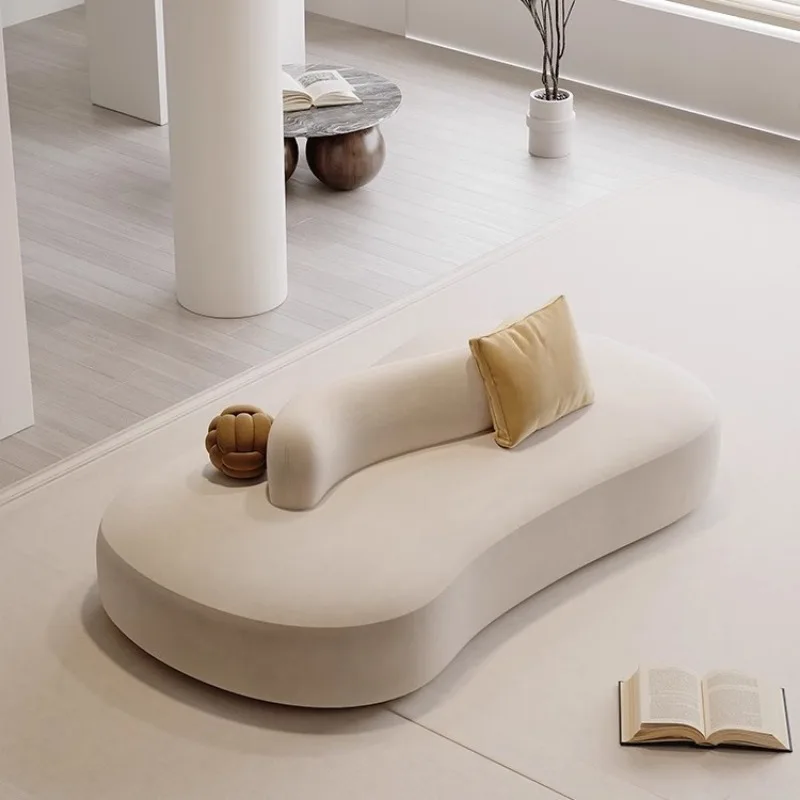 Modern simple clothing store sitting area double-sided sofa, Internet celebrity hotel reception women's curved fabric small sofa
Modern simple clothing store sitting area double-sided sofa, Internet celebrity hotel reception women's curved fabric small sofa