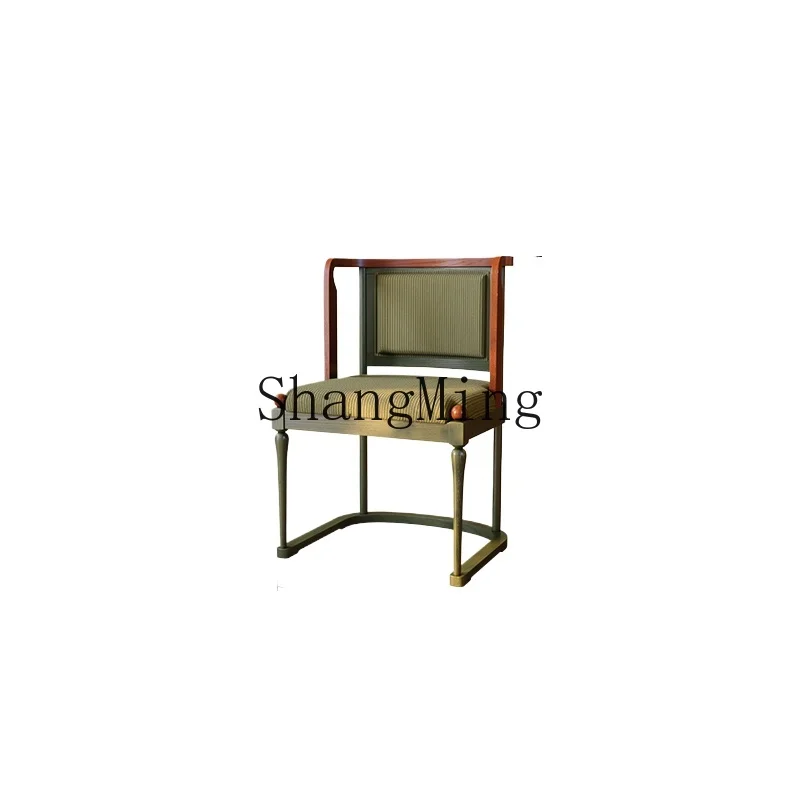 LXY household simple new Chinese-style antique solid wood dining chair high-end backrest leisure chair
LXY household simple new Chinese-style antique solid wood dining chair high-end backrest leisure chair