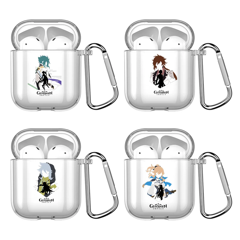 Genshin Impact Anime With Hook For Airpod Pro 3 Pro2 Clear Cover Accessorie Silicone Case for Apple Airpods 2 1 Earphone Cases
Genshin Impact Anime With Hook For Airpod Pro 3 Pro2 Clear Cover Accessorie Silicone Case for Apple Airpods 2 1 Earphone Cases
