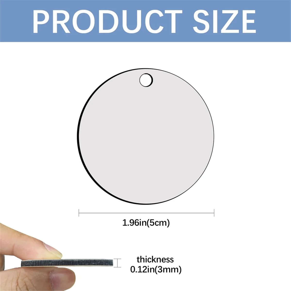 KeychainSublimation Keychain Blanks Double Sides 80 MDF Sublimation Keychains Blank with 160 Rings and Clips
KeychainSublimation Keychain Blanks Double Sides 80 MDF Sublimation Keychains Blank with 160 Rings and Clips