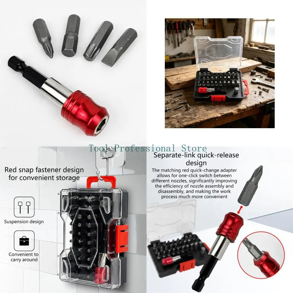 57QF Durability 32Piece Screwdriver Bit Assortment with Durability Storage Case
57QF Durability 32Piece Screwdriver Bit Assortment with Durability Storage Case
