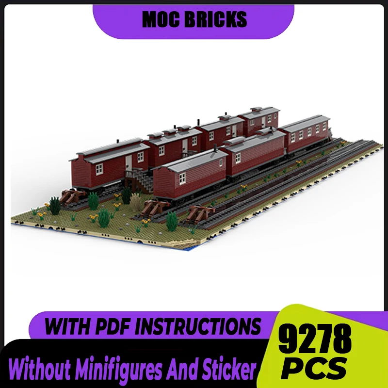 Railway Train Model Moc Building Blocks Camp Cars Model 4 Model Technology Brick DIY Assembly Construction Toy Holiday Gift
Railway Train Model Moc Building Blocks Camp Cars Model 4 Model Technology Brick DIY Assembly Construction Toy Holiday Gift