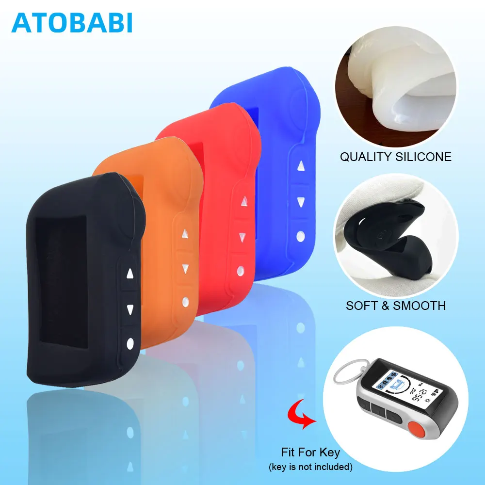 Silicone Key Cover Skin For Starline A93 A63 A39 A36 A66 A96 Two Way Car Alarm Transmitter LCD Remote Fobs Shell Protector Case
Silicone Key Cover Skin For Starline A93 A63 A39 A36 A66 A96 Two Way Car Alarm Transmitter LCD Remote Fobs Shell Protector Case
