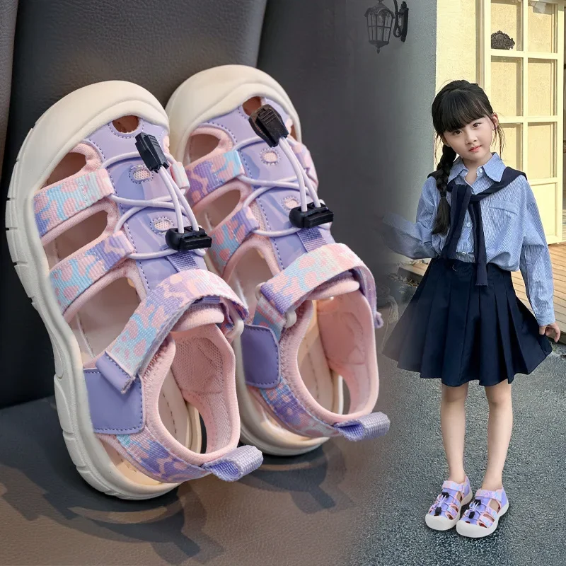 Children's Sports Sandals 2025 Summer New Fashion Closed-toe Girls' Beach Shoes Soft Bottom Anti Slip Boys' River Tracing Shoes
Children's Sports Sandals 2025 Summer New Fashion Closed-toe Girls' Beach Shoes Soft Bottom Anti Slip Boys' River Tracing Shoes