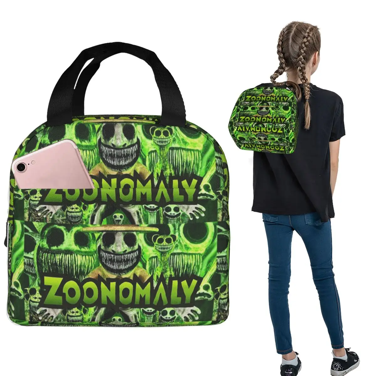 Zoonomaly Cartoon Steam Game Insulated Lunch Bag for Women Kids Portable Food Boxes Thermal Lunch Box Tote
Zoonomaly Cartoon Steam Game Insulated Lunch Bag for Women Kids Portable Food Boxes Thermal Lunch Box Tote