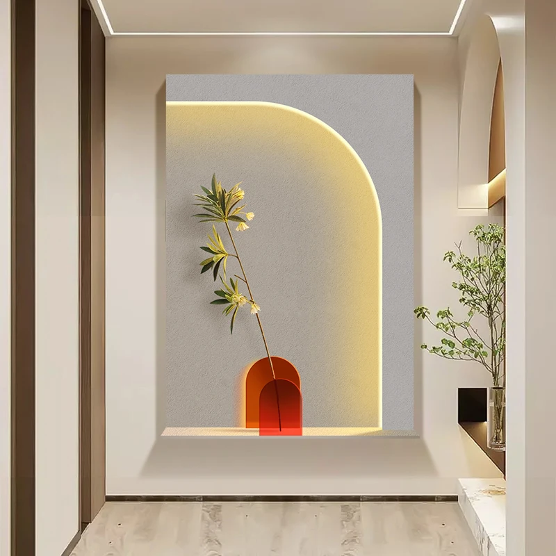 The entrance hall exudes a light luxury and high-end feel. The living room, corridor and passageway are decorated with led light
The entrance hall exudes a light luxury and high-end feel. The living room, corridor and passageway are decorated with led light