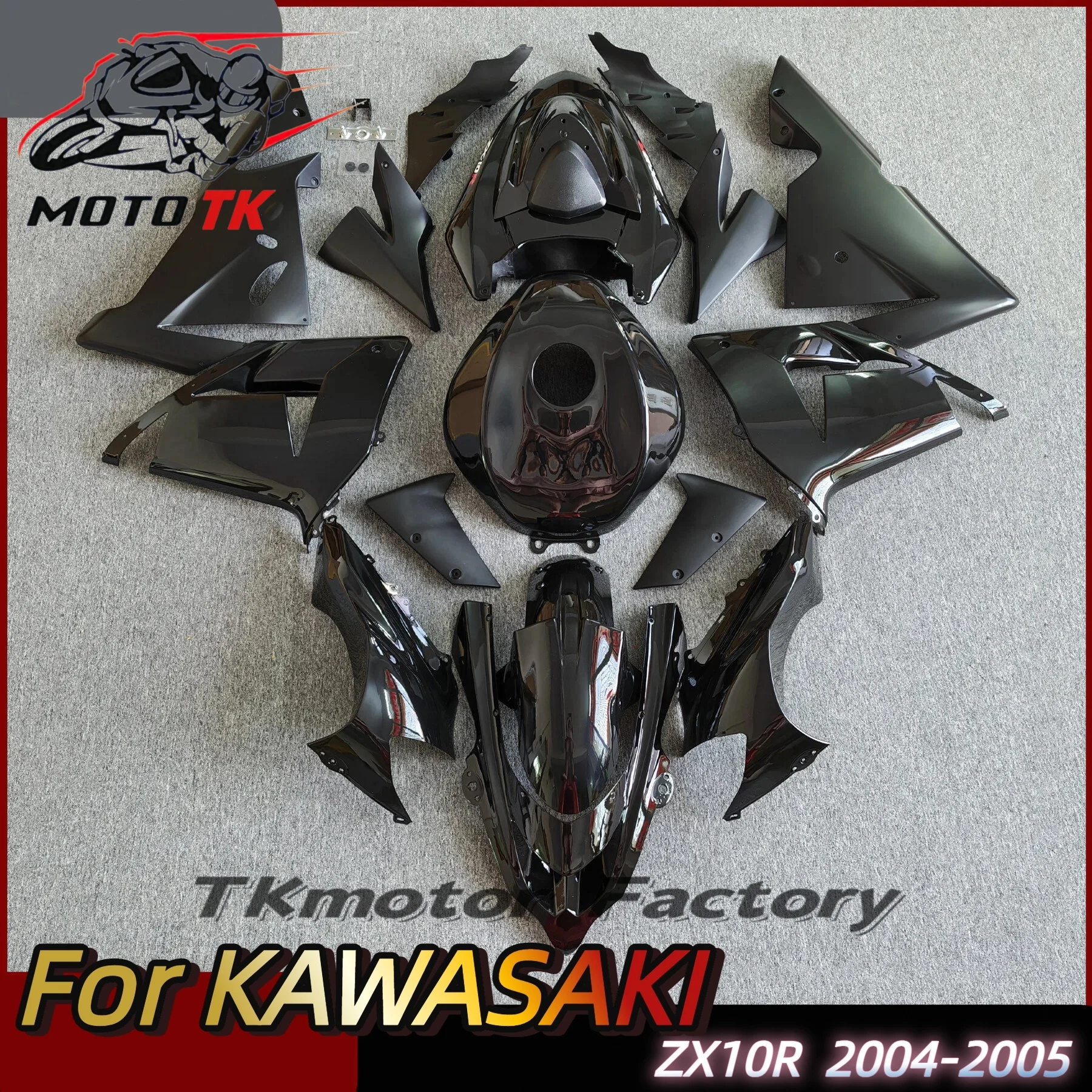 Hot All Black Motorbike Fairing For Kawasaki 2004 2005 ZX10R Fairings Custom ZX-10R 04 05 Fairing Body kit
Hot All Black Motorbike Fairing For Kawasaki 2004 2005 ZX10R Fairings Custom ZX-10R 04 05 Fairing Body kit