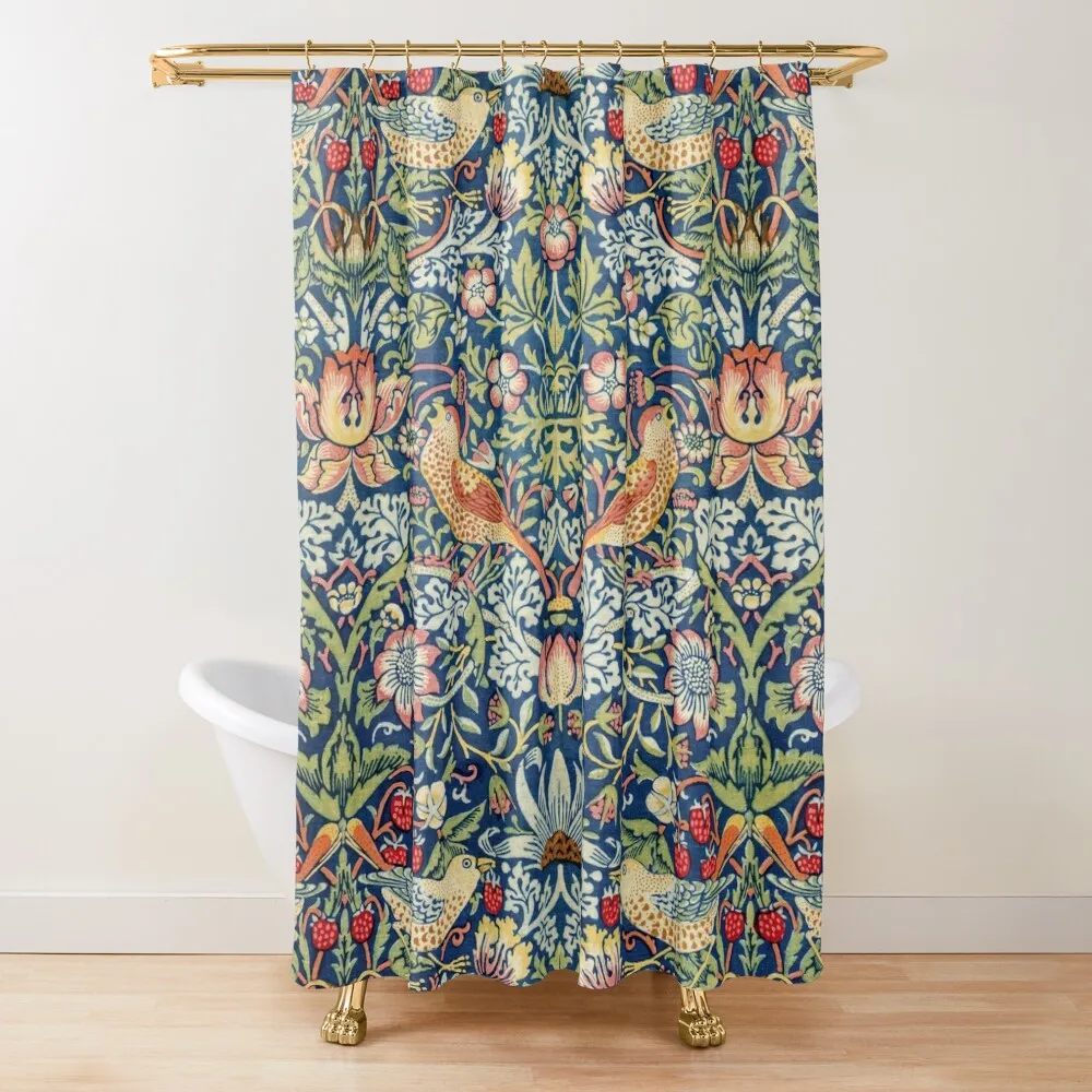 Strawberry Thief - William Morris Shower Curtain Toilet Accessories Bathroom Cute Shower Curtain
Strawberry Thief - William Morris Shower Curtain Toilet Accessories Bathroom Cute Shower Curtain