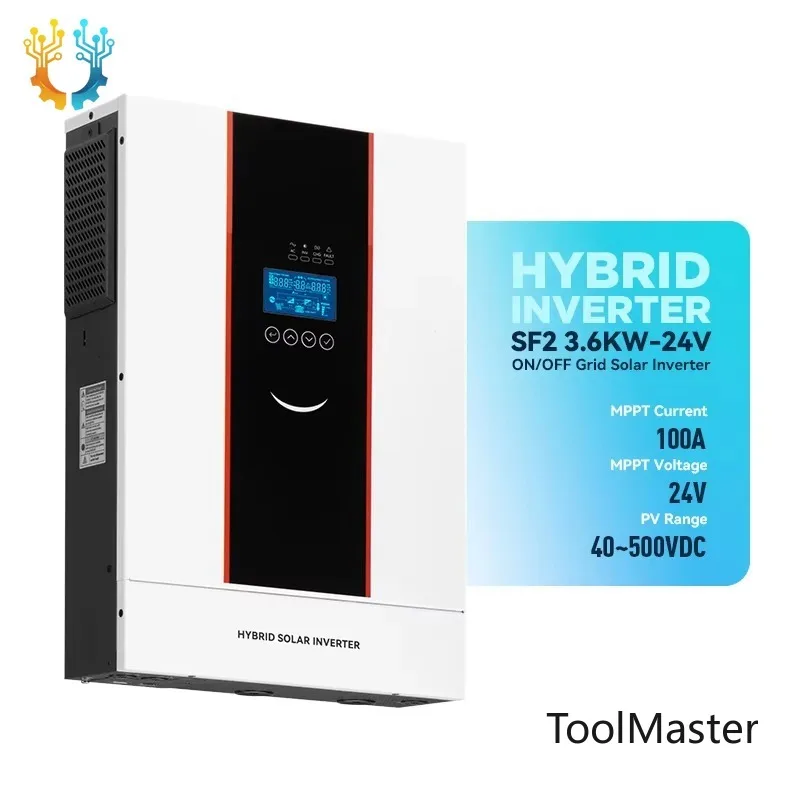 【2026】24V Solar Inverters Pure Sine Wave Hybrid 3.6kW Home Solar Inverter
【2026】24V Solar Inverters Pure Sine Wave Hybrid 3.6kW Home Solar Inverter