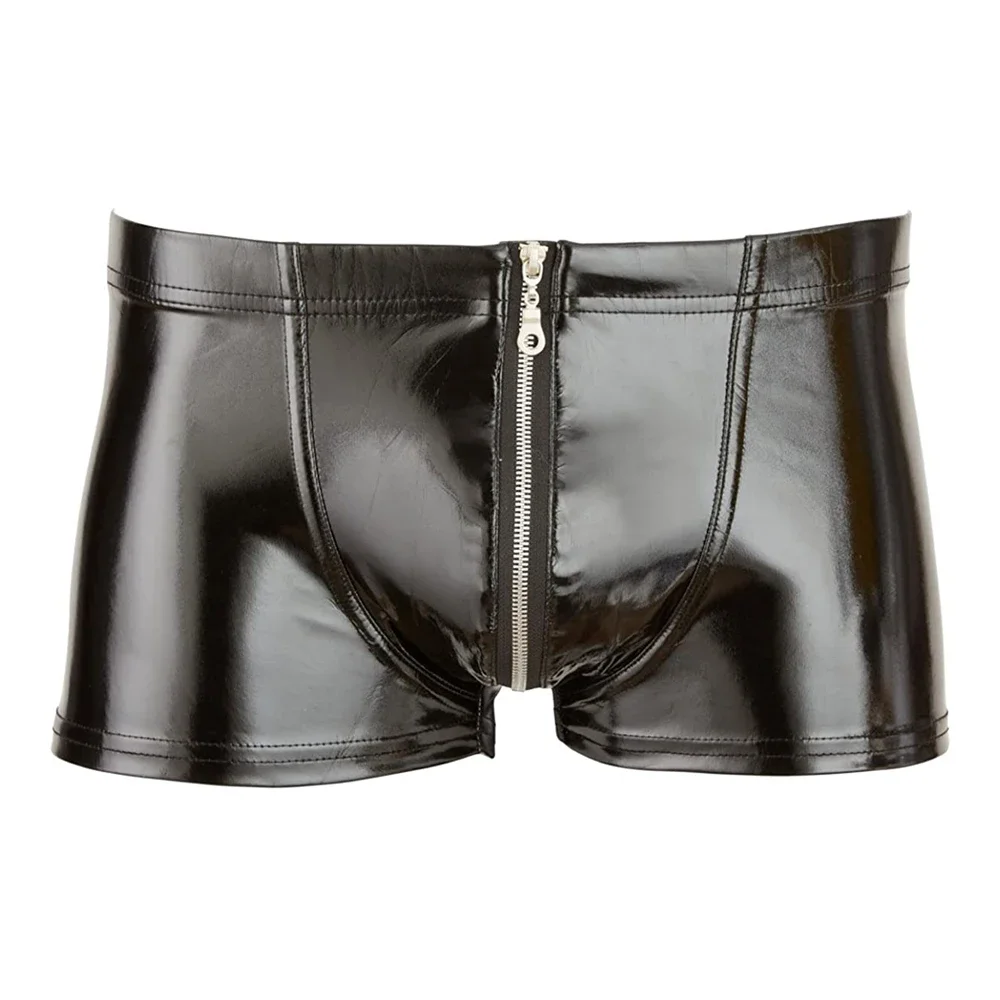 Мужские эротические боксеры на молнии с открытым корчом из искусственной кожи, шорты, нижнее белье, трусы, шорты, одежда для ночного клуба, сценические костюмы
Мужские эротические боксеры на молнии с открытым корчом из искусственной кожи, шорты, нижнее белье, трусы, шорты, одежда для ночного клуба, сценические костюмы