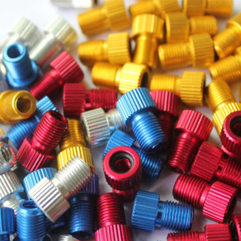 20pcs Bicycle Air Nozzle Aluminum Alloy Bike Air Valve Adaptor Adapters Wheels Gas Nozzle Tube Tool Presta To Schrader Equipment
20pcs Bicycle Air Nozzle Aluminum Alloy Bike Air Valve Adaptor Adapters Wheels Gas Nozzle Tube Tool Presta To Schrader Equipment