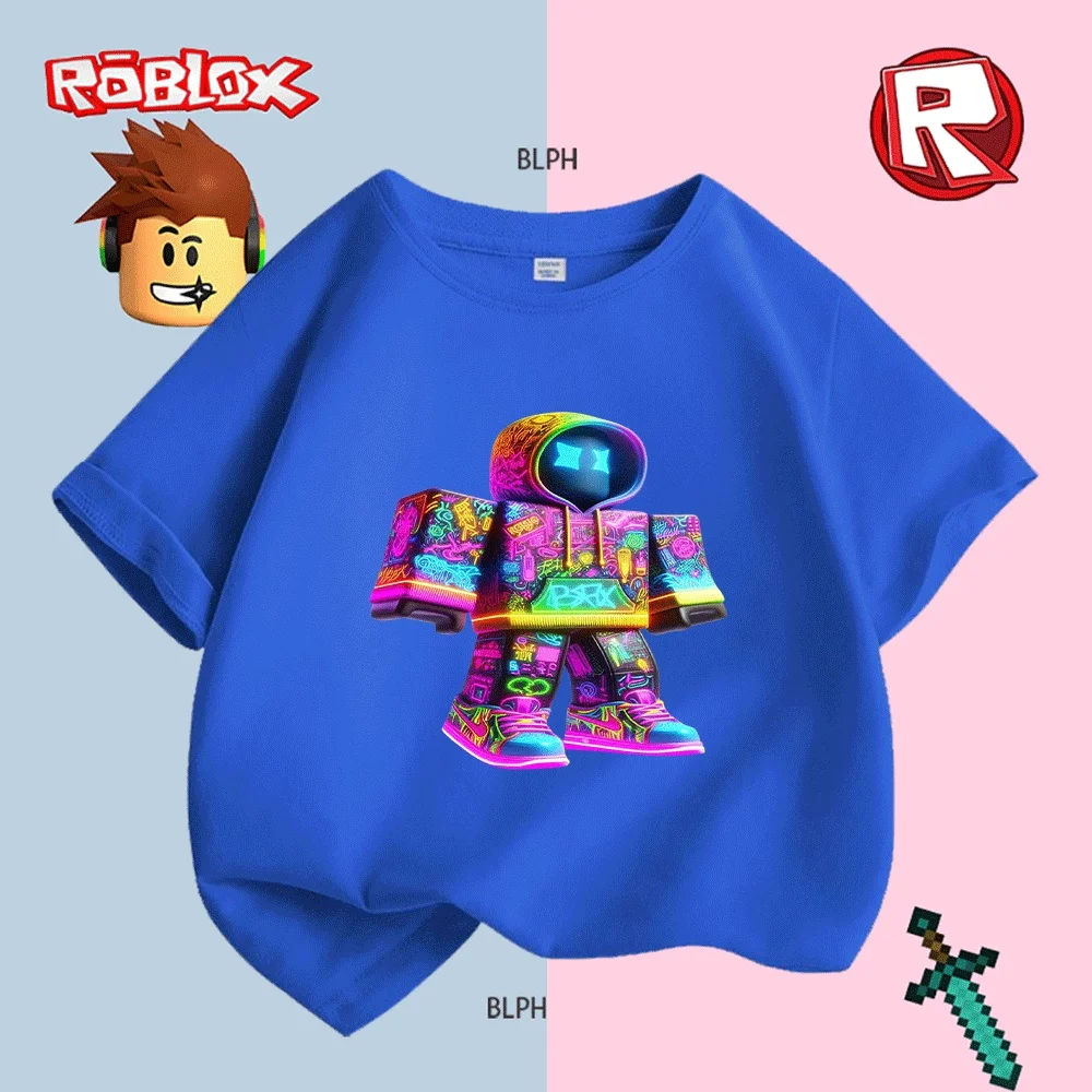 Kids Neon Graffiti Roblox Style T-Shirt with Colorful Graphic Print for Fashionable Little Ones
Kids Neon Graffiti Roblox Style T-Shirt with Colorful Graphic Print for Fashionable Little Ones