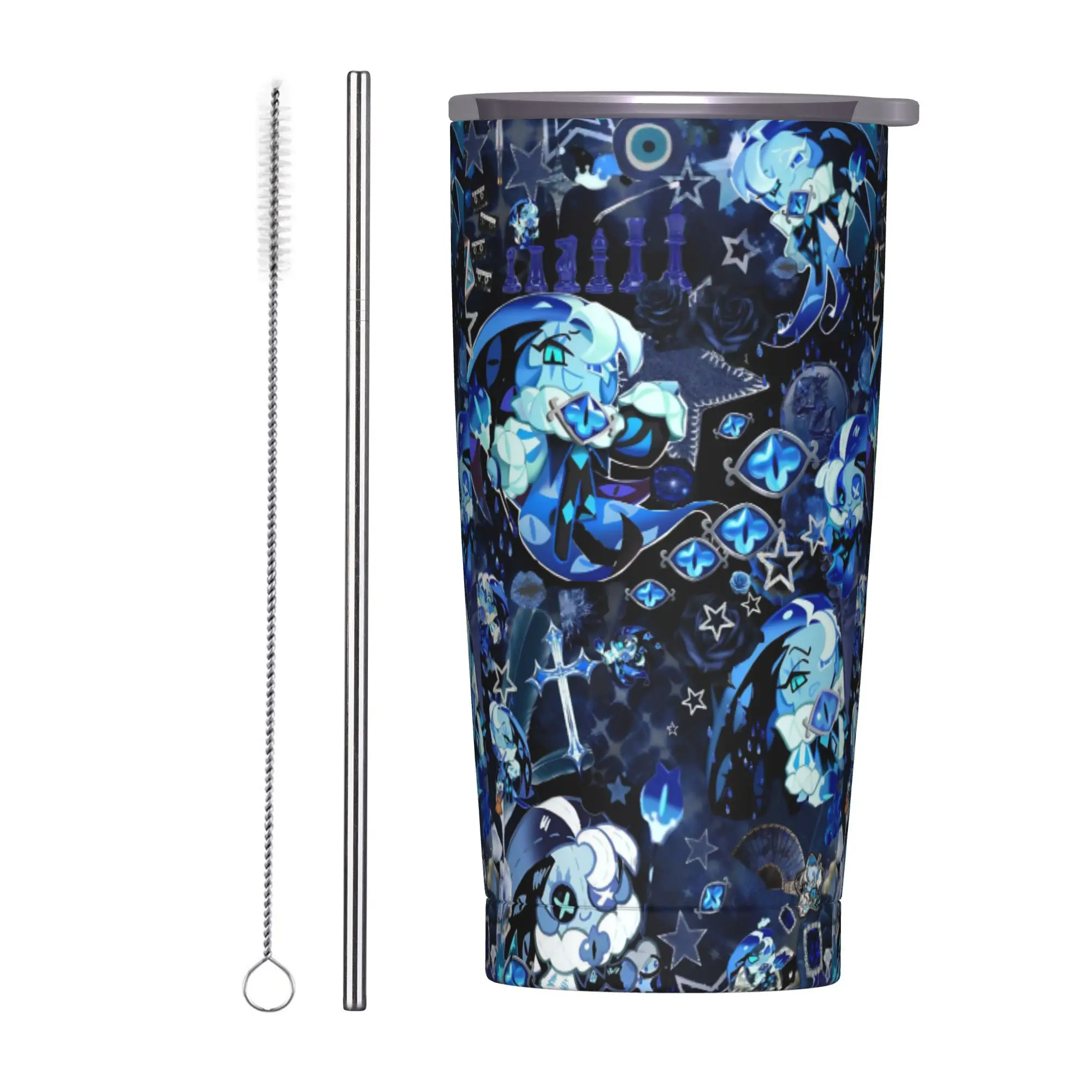 Shadow Milk CRK Cartoon Cookie Run Insulated Tumbler with Lid Game Stainless Steel Thermal Mug Double Wall Car Bottle Cups, 20oz
Shadow Milk CRK Cartoon Cookie Run Insulated Tumbler with Lid Game Stainless Steel Thermal Mug Double Wall Car Bottle Cups, 20oz