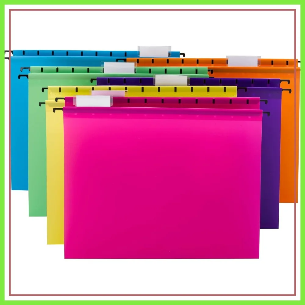 Letter Size Hanging File Folders with Tabs, 0.5 Inch Expansion, 12 Pack for File Cabinet Organizer, Office Supplies
Letter Size Hanging File Folders with Tabs, 0.5 Inch Expansion, 12 Pack for File Cabinet Organizer, Office Supplies