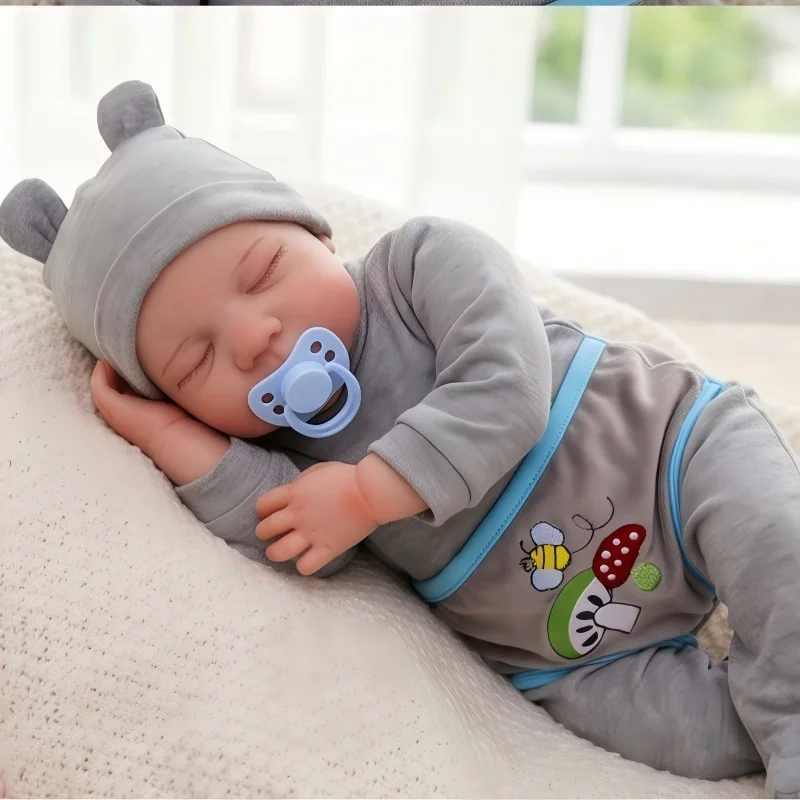 20 Inch Lifelike Sleeping Reborn Baby Doll, Handmade Realistic Newborn Doll with 3D Painted Skin , Weight Body Reborn Doll Gift & Collectors,Realistic Baby Doll With Complete Accessories, Perfect For Hugging, Playing, And Gifting
20 Inch Lifelike Sleeping Reborn Baby Doll, Handmade Realistic Newborn Doll with 3D Painted Skin , Weight Body Reborn Doll Gift & Collectors,Realistic Baby Doll With Complete Accessories, Perfect For Hugging, Playing, And Gifting