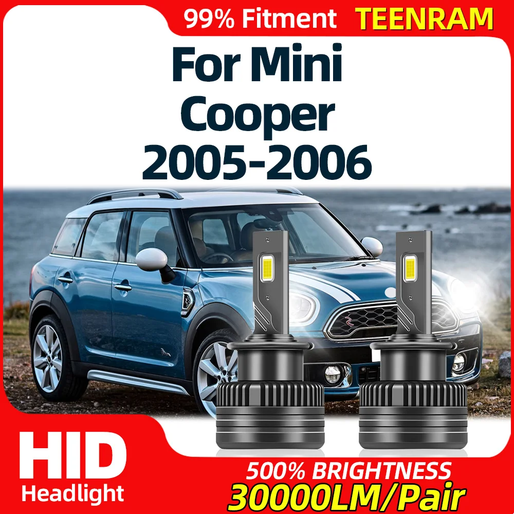 30000LM Canbus No Error Car LED Headlight 12V 24V HID Xenon Headlamps 6000K White Plug and Play For Mini Cooper 2005 2006
30000LM Canbus No Error Car LED Headlight 12V 24V HID Xenon Headlamps 6000K White Plug and Play For Mini Cooper 2005 2006