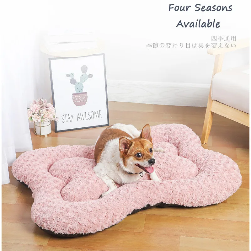 New Style Dog Bed Rosette Bone Thick Super Soft Cat Pet Bed Dog Pad Plush Large Small Dog Cat Mat Dog Product Accessories
New Style Dog Bed Rosette Bone Thick Super Soft Cat Pet Bed Dog Pad Plush Large Small Dog Cat Mat Dog Product Accessories
