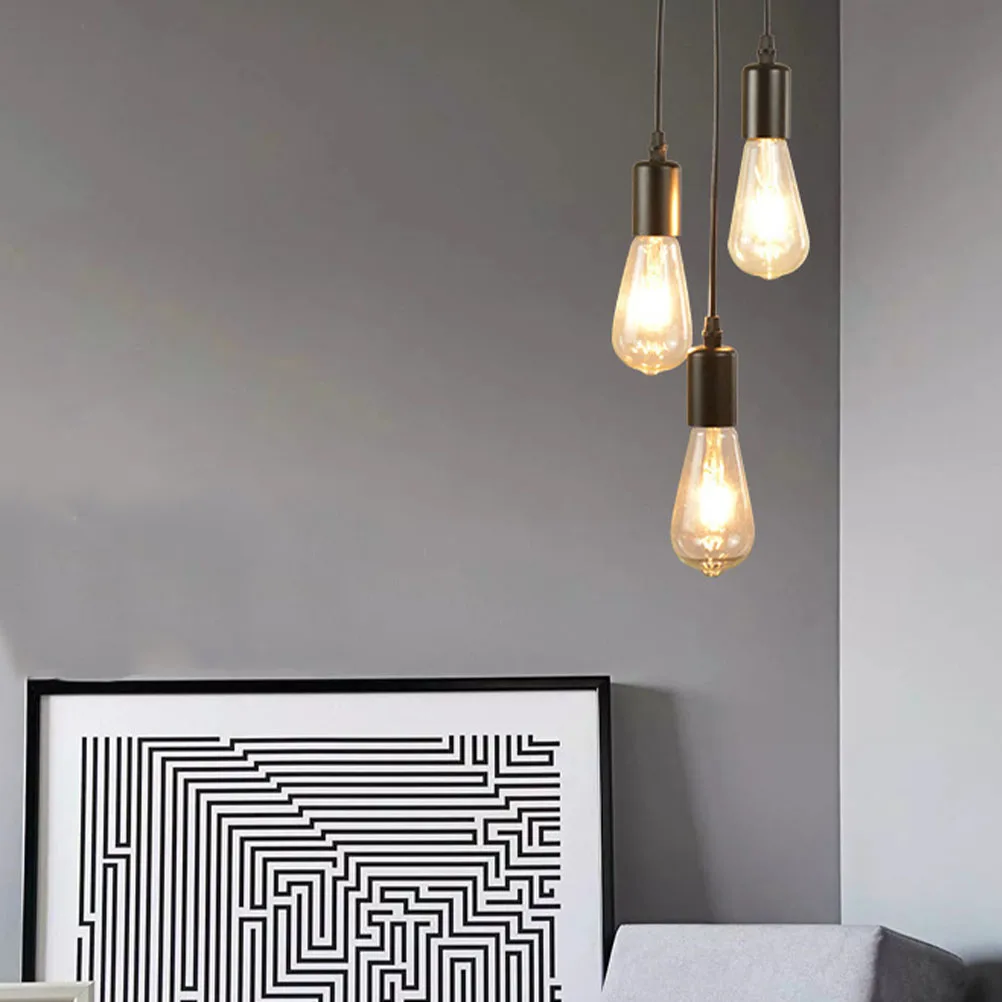 1pc Three-Head Chandelier Industrial Style Ceiling Lamp Household Lighting Accessory Warm Atmosphere Decorative Light For
1pc Three-Head Chandelier Industrial Style Ceiling Lamp Household Lighting Accessory Warm Atmosphere Decorative Light For