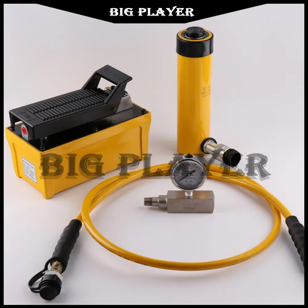 Double Acting Hydraulic Air Foot Pump 10000 psi (4500 ml)
Double Acting Hydraulic Air Foot Pump 10000 psi (4500 ml)