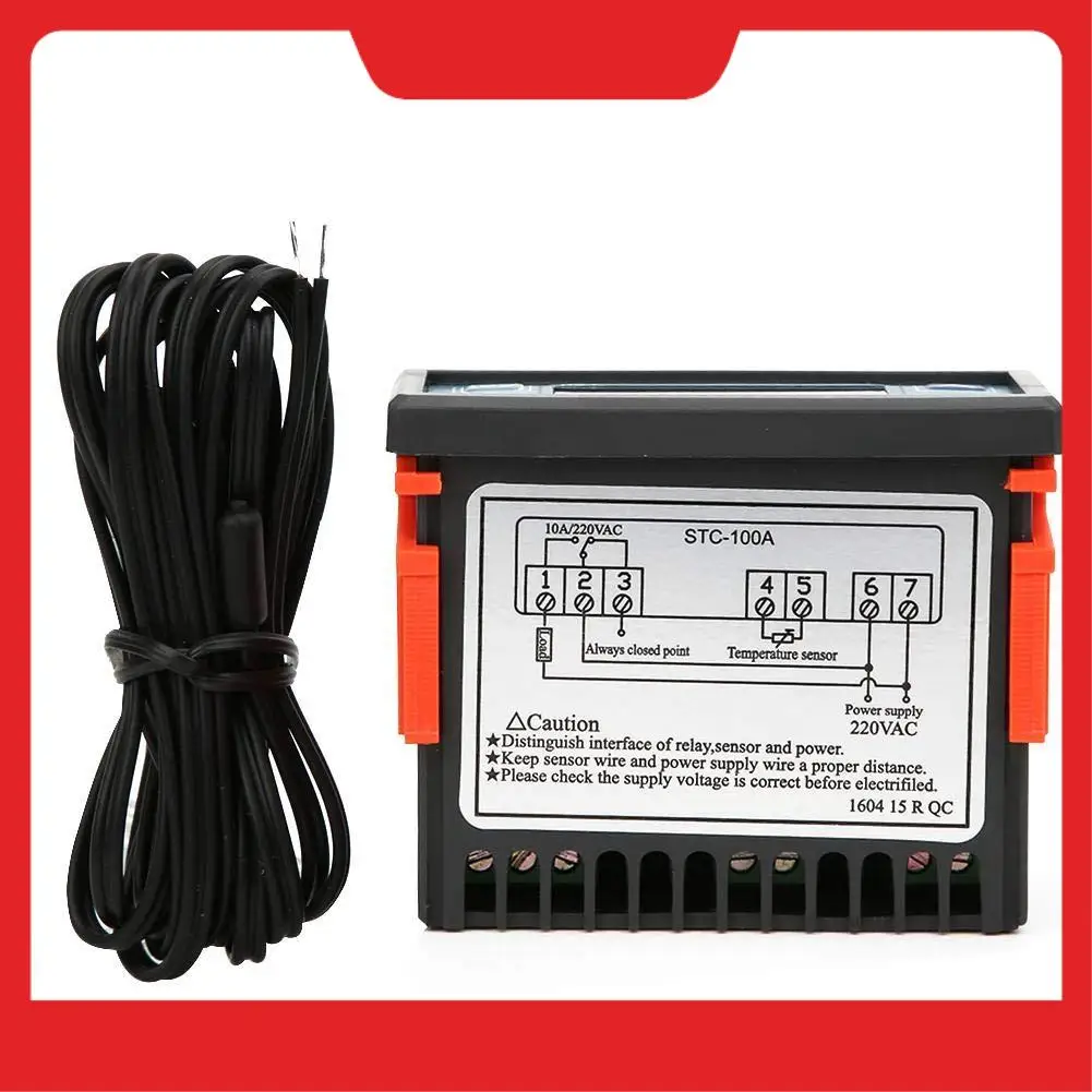 STC-100A Temperature Controller Cool Heat Refrigerator Thermostat Regulator Thermoregulator Thermocouple Sensor,AC 220V-N38R
STC-100A Temperature Controller Cool Heat Refrigerator Thermostat Regulator Thermoregulator Thermocouple Sensor,AC 220V-N38R