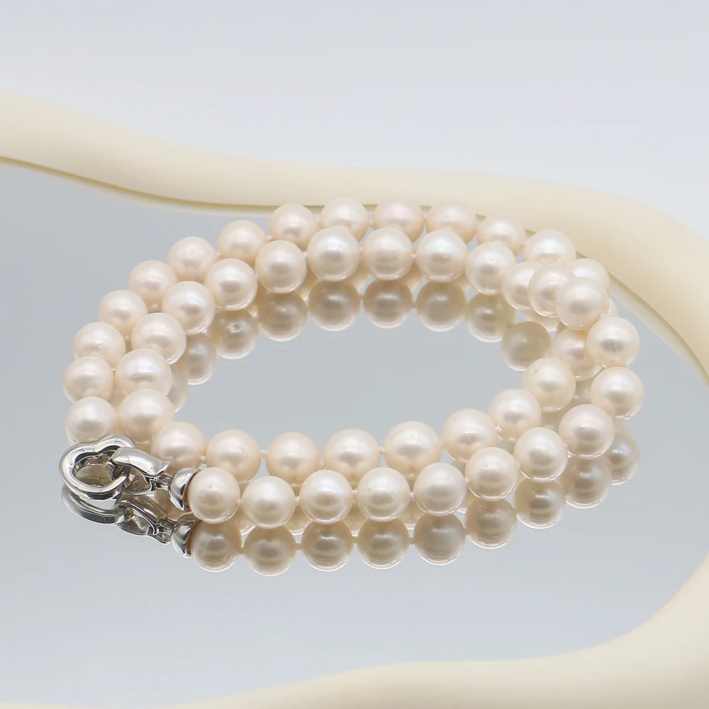 High-Quality White Natural Freshwater Pearl Heart Clasp Necklace 43cm Length Women's Daily Party Neck Adornment Jewelry Gift
High-Quality White Natural Freshwater Pearl Heart Clasp Necklace 43cm Length Women's Daily Party Neck Adornment Jewelry Gift