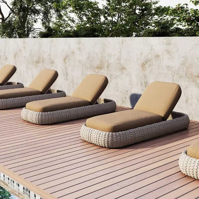 Modern Rope Sun Lounger with Aluminum Frame for Beach Garden Patio Hotel Park Villa Includes Mail Packing Sunlounger
Modern Rope Sun Lounger with Aluminum Frame for Beach Garden Patio Hotel Park Villa Includes Mail Packing Sunlounger