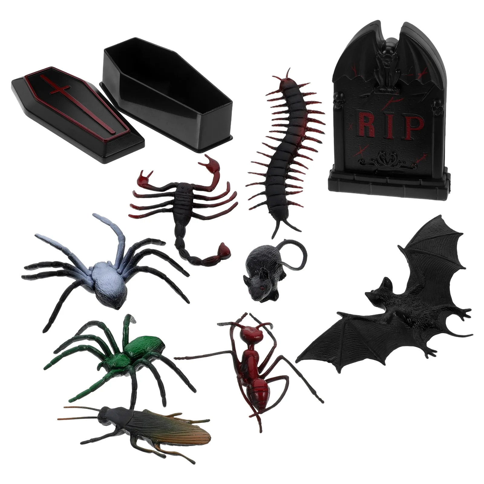 Halloween Miniatures Accessories Tombstone Coffin Decorations Detailed Craftsmanship Plastic Spooky Atmosphere Party
Halloween Miniatures Accessories Tombstone Coffin Decorations Detailed Craftsmanship Plastic Spooky Atmosphere Party