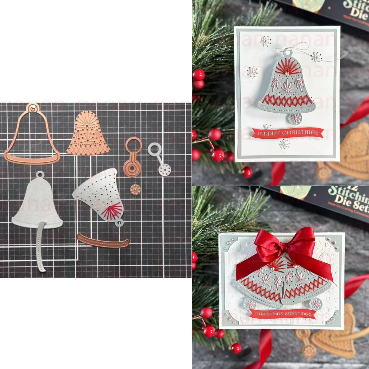 Feastive bells Metal Cutting Dies for DIY Decorating Scrapbook Paper Greeting Card Album Embossing Craft Die Christmas New
Feastive bells Metal Cutting Dies for DIY Decorating Scrapbook Paper Greeting Card Album Embossing Craft Die Christmas New