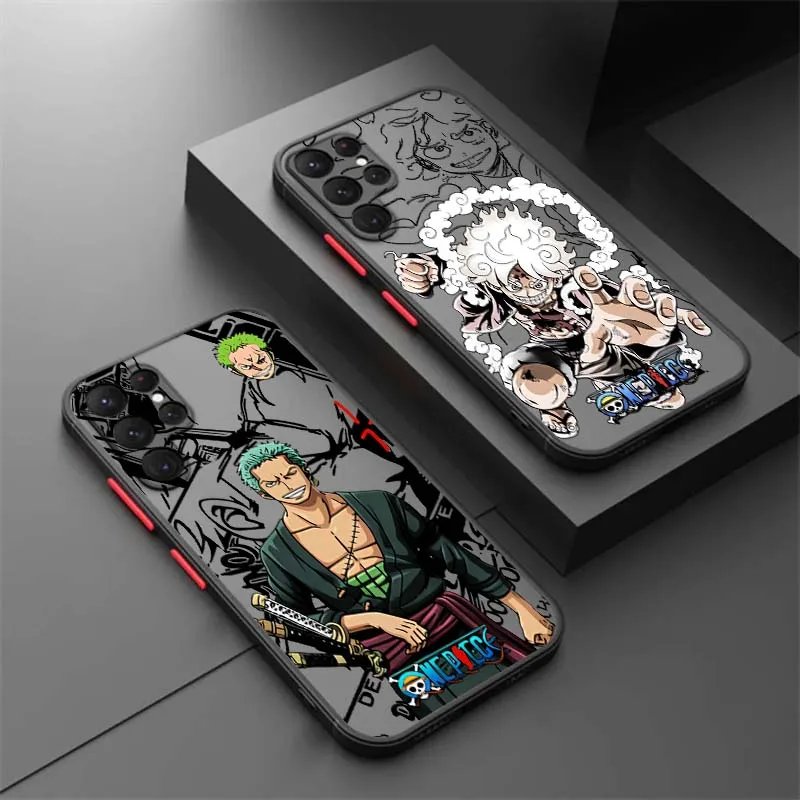 One Piece Luffy Zoro Phone Case For Samsung Galaxy S25 S24 S23 S22 S21 S20 S10 S9 Ultra FE 5G Frosted Translucent
One Piece Luffy Zoro Phone Case For Samsung Galaxy S25 S24 S23 S22 S21 S20 S10 S9 Ultra FE 5G Frosted Translucent