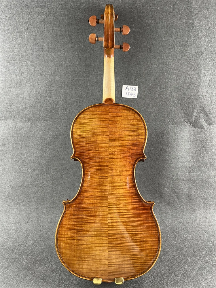 Classic Edition Professional Musician Use 100% Hand Made Violin Guarneri's “Cannon” 1743 Model Copy from 30 Years Wood A183
Classic Edition Professional Musician Use 100% Hand Made Violin Guarneri's “Cannon” 1743 Model Copy from 30 Years Wood A183