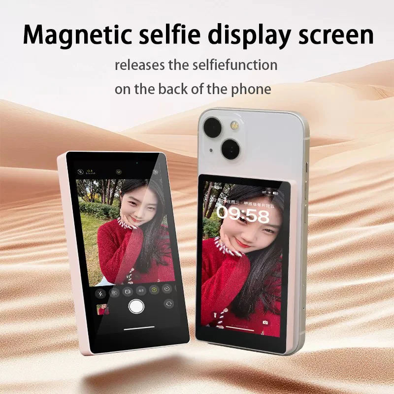Magnetic Phone Monitor Selfie Screen 3.97” for Smartphone Rear Camera Selfie Vlog Live Stream for iPhone Android phone
Magnetic Phone Monitor Selfie Screen 3.97” for Smartphone Rear Camera Selfie Vlog Live Stream for iPhone Android phone