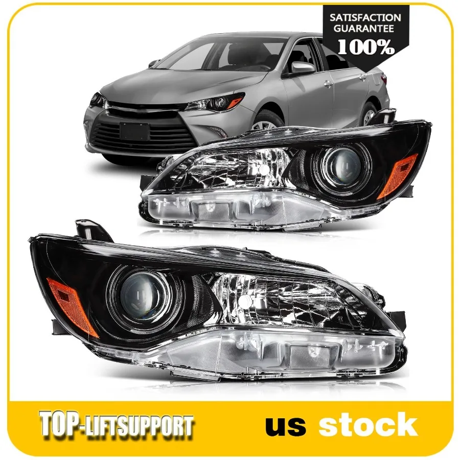 Для фар Camry 2015-2017 в сборе левый + правый черный с проектором
Для фар Camry 2015-2017 в сборе левый + правый черный с проектором