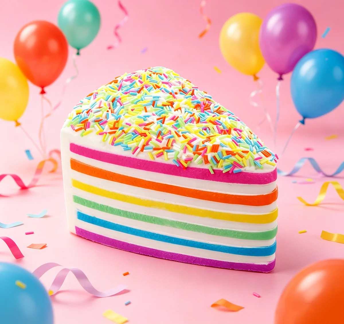 Jumbo 5.8 Inch Rainbow Cake Squishy Toy, Kawaii Scented Slow Rising Realistic Food Squishies for Stress Anxiety Relief, Sensory Fidget Toy, Easter Basket Stuffers Christmas Birthday Gift for Kids Adults
Jumbo 5.8 Inch Rainbow Cake Squishy Toy, Kawaii Scented Slow Rising Realistic Food Squishies for Stress Anxiety Relief, Sensory Fidget Toy, Easter Basket Stuffers Christmas Birthday Gift for Kids Adults