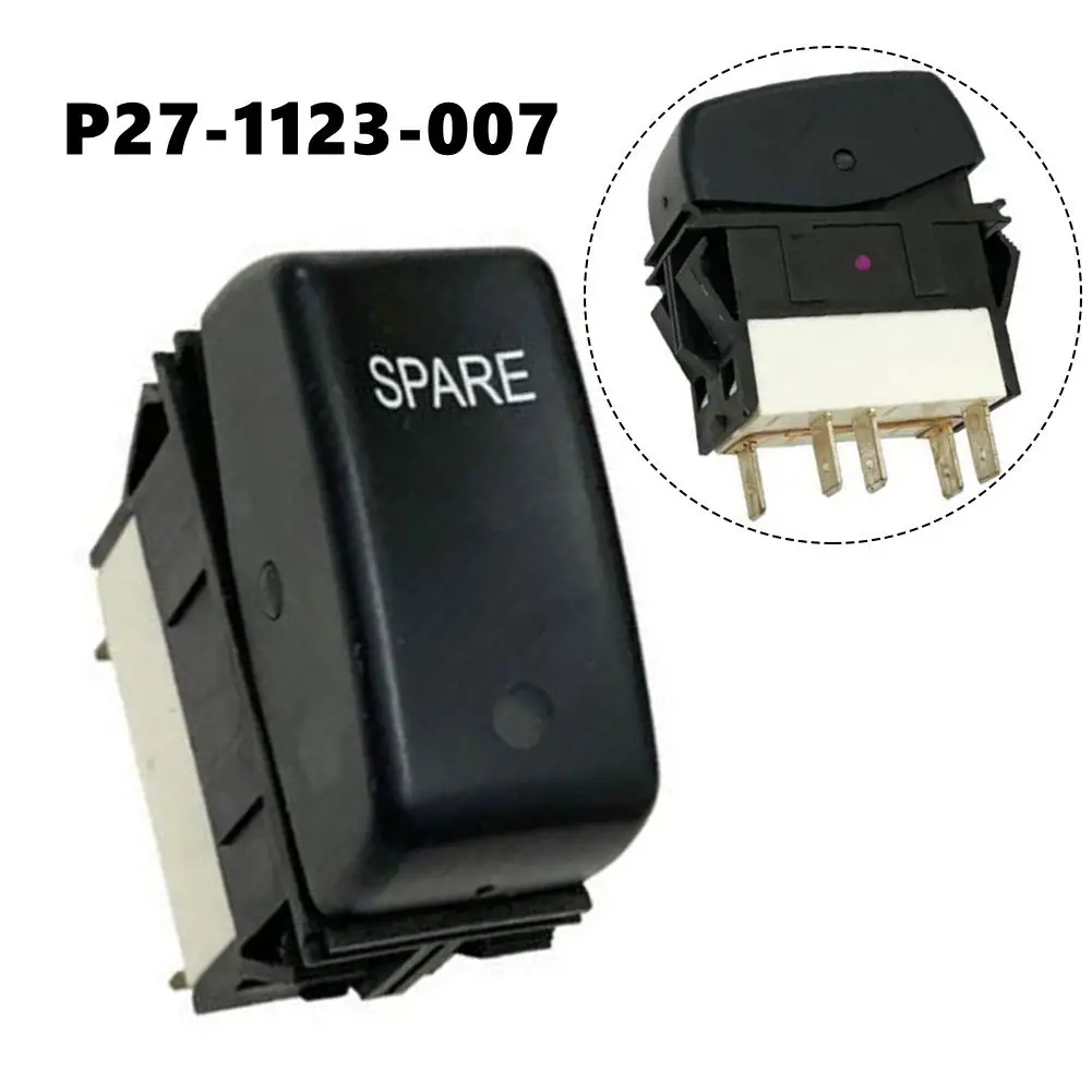 Spare Rocker-Switch For Kenworth T800 T2000 T660 T440 P27-1123-007 Black Plastic Replacement Accessories For Vehicles
Spare Rocker-Switch For Kenworth T800 T2000 T660 T440 P27-1123-007 Black Plastic Replacement Accessories For Vehicles