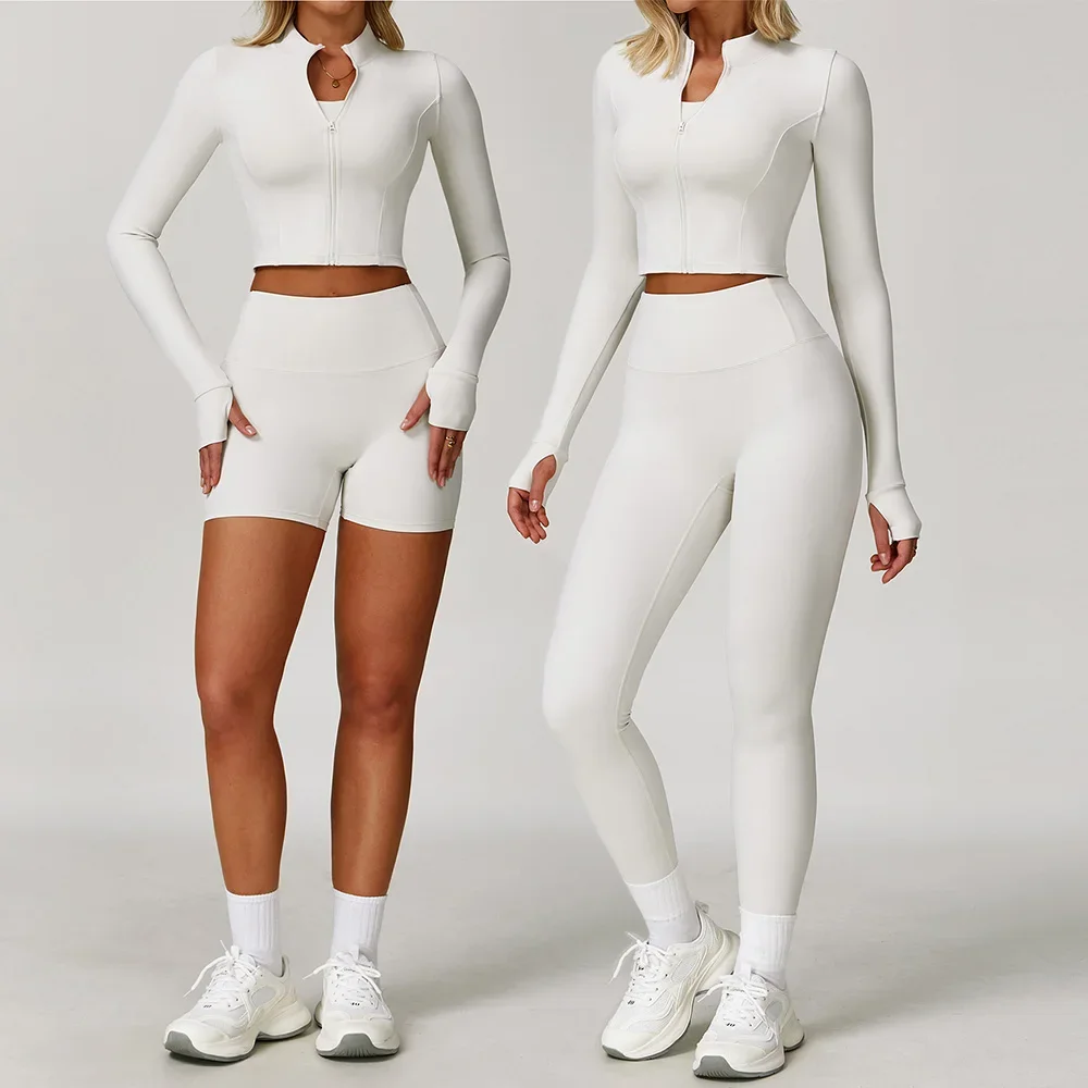 Women Tracksuit 3PCS Yoga Suit Sports Set Women Quick-Drying Gym Set Running Workout Long Sleeve Sports Shirt Yoga Clothing
Women Tracksuit 3PCS Yoga Suit Sports Set Women Quick-Drying Gym Set Running Workout Long Sleeve Sports Shirt Yoga Clothing 