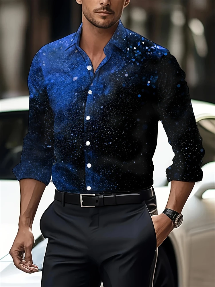 New Men's Long-sleeved Shirt Flip Collar Single-breasted Design Men's Business Shirt Daily Fashion Trend Party Men's Shirt
New Men's Long-sleeved Shirt Flip Collar Single-breasted Design Men's Business Shirt Daily Fashion Trend Party Men's Shirt