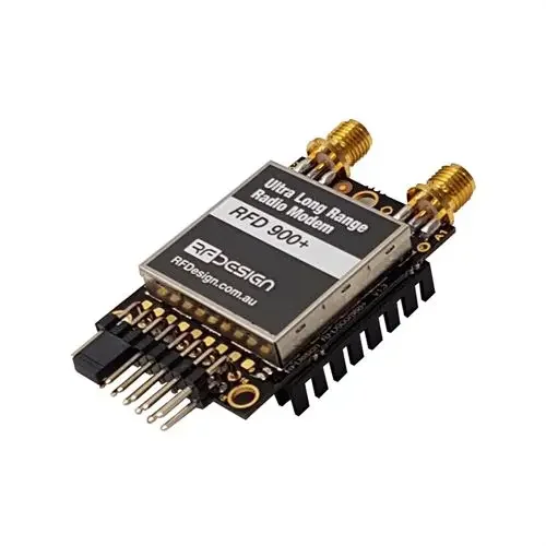 RFD900+ Radio Telemetry Modem - RFDesign 915MHz Ultra 40km Long Range 3DR Radio Telemetry Modem for APM PIX Flight Controller
RFD900+ Radio Telemetry Modem - RFDesign 915MHz Ultra 40km Long Range 3DR Radio Telemetry Modem for APM PIX Flight Controller