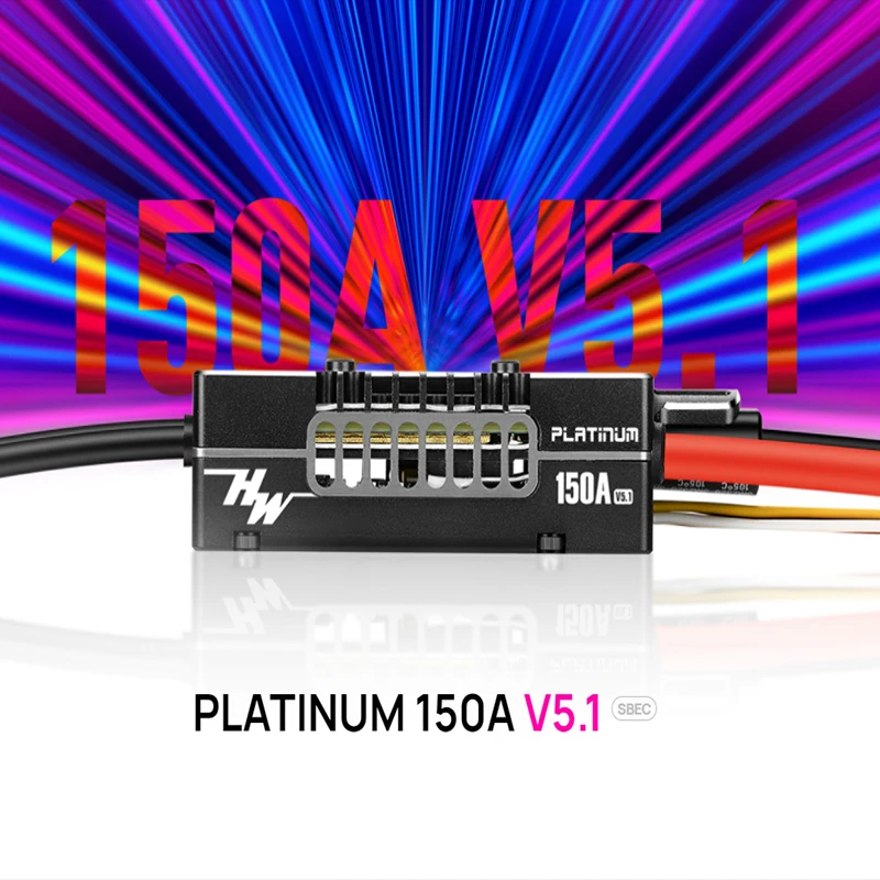 Hobbywing PLATINUM 150A V5.1 Бесщеточный ESC, подходит для электрических вертолетов, средних и больших электрических самолетов с неподвижным крылом
Hobbywing PLATINUM 150A V5.1 Бесщеточный ESC, подходит для электрических вертолетов, средних и больших электрических самолетов с неподвижным крылом